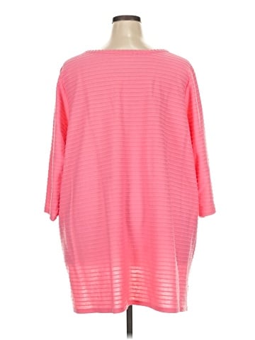 Woman Within 3/4 Sleeve Top (view 2)