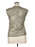 Calvin Klein Metallic Silver Sleeveless Top Size XL (estimated) - photo 2