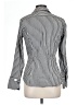 Express Design Studio Stripes Silver Long Sleeve Blouse Size L - photo 2