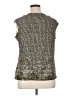 Christopher & Banks Silver Sleeveless Top Size XL - photo 2