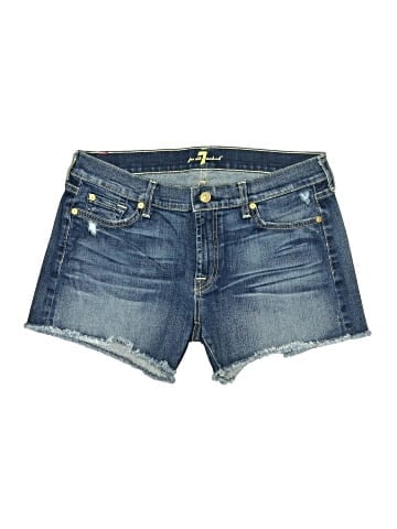 7 For All Mankind Denim Shorts (view 1)