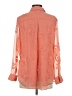 Soft Surroundings 100% Polyester Orange Long Sleeve Blouse Size S - photo 2