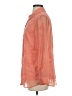 Soft Surroundings 100% Polyester Orange Long Sleeve Blouse Size S - photo 5