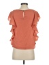 Papaya 100% Polyester Orange Short Sleeve Blouse Size S - photo 2