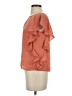 Papaya 100% Polyester Orange Short Sleeve Blouse Size S - photo 5