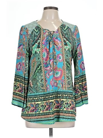 New Directions 3/4 Sleeve Blouse (view 1)