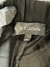 St. John Solid Black Casual Pants Size 8 - photo 7
