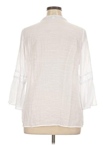 Counterparts 3/4 Sleeve Blouse (view 2)
