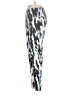Bebe Print Gray Active Pants Size M - photo 5