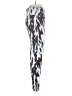 Bebe Print Gray Active Pants Size M - photo 4