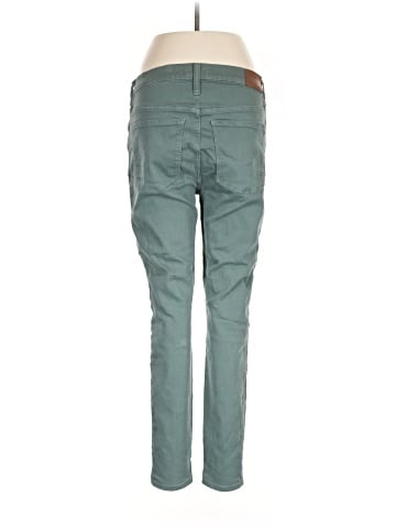 Madewell 9" Mid-Rise Skinny Jeans: Garment-Dyed Button-Front Edition (view 2)