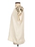 By Malene Birger 100% Polyester Ivory Short Sleeve Top Size EU 36 / US 6 - photo 5