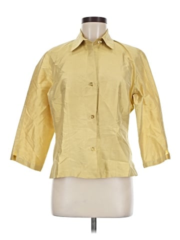 Connie Roberson 3/4 Sleeve Silk Top (view 1)