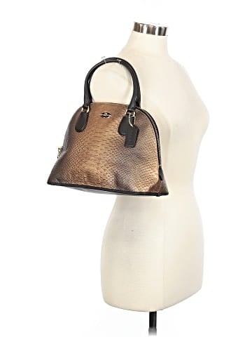 Coach Factory Leather Satchel (view 2)