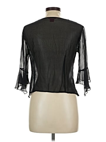 Sunny Leigh 3/4 Sleeve Silk Top (view 2)