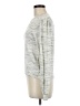 Paige Metallic Silver Pullover Sweater Size M - photo 5