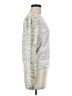 Paige Metallic Silver Pullover Sweater Size M - photo 4