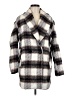 Avec Les Filles Plaid Brown Coat Size M - photo 1