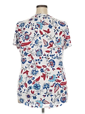 Liz Claiborne Short Sleeve Blouse (view 2)