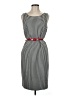 Kasper Houndstooth Gray Casual Dress Size 8 - photo 1