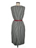 Kasper Houndstooth Gray Casual Dress Size 8 - photo 2