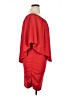 Unbranded Solid Red Cocktail Dress Size XL - photo 4