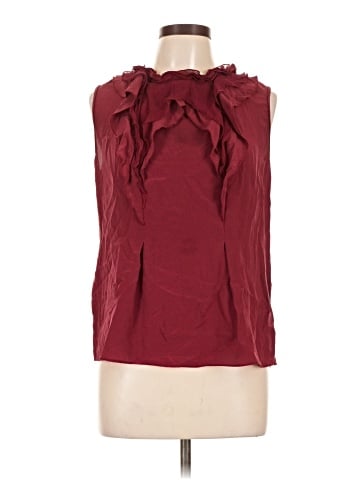 T Tahari Sleeveless Silk Top (view 1)
