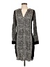 BCBGMAXAZRIA 100% Polyester Tweed Gray Casual Dress Size XS - photo 1
