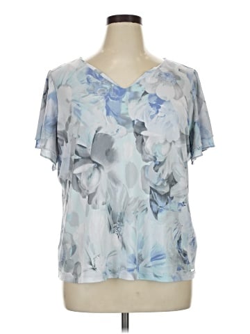 Calvin Klein Short Sleeve Blouse (view 1)