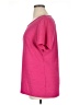 JM Collection Pink Short Sleeve Top Size XL - photo 5