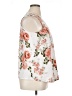 Unbranded 100% Polyester Floral White Sleeveless Blouse Size XL - photo 4
