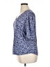Lands' End Blue Short Sleeve Blouse Size XL - photo 5