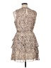 Halogen 100% Polyester Tweed Tan Cocktail Dress Size XL - photo 2