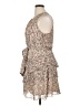 Halogen 100% Polyester Tweed Tan Cocktail Dress Size XL - photo 5
