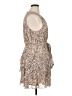 Halogen 100% Polyester Tweed Tan Cocktail Dress Size XL - photo 4