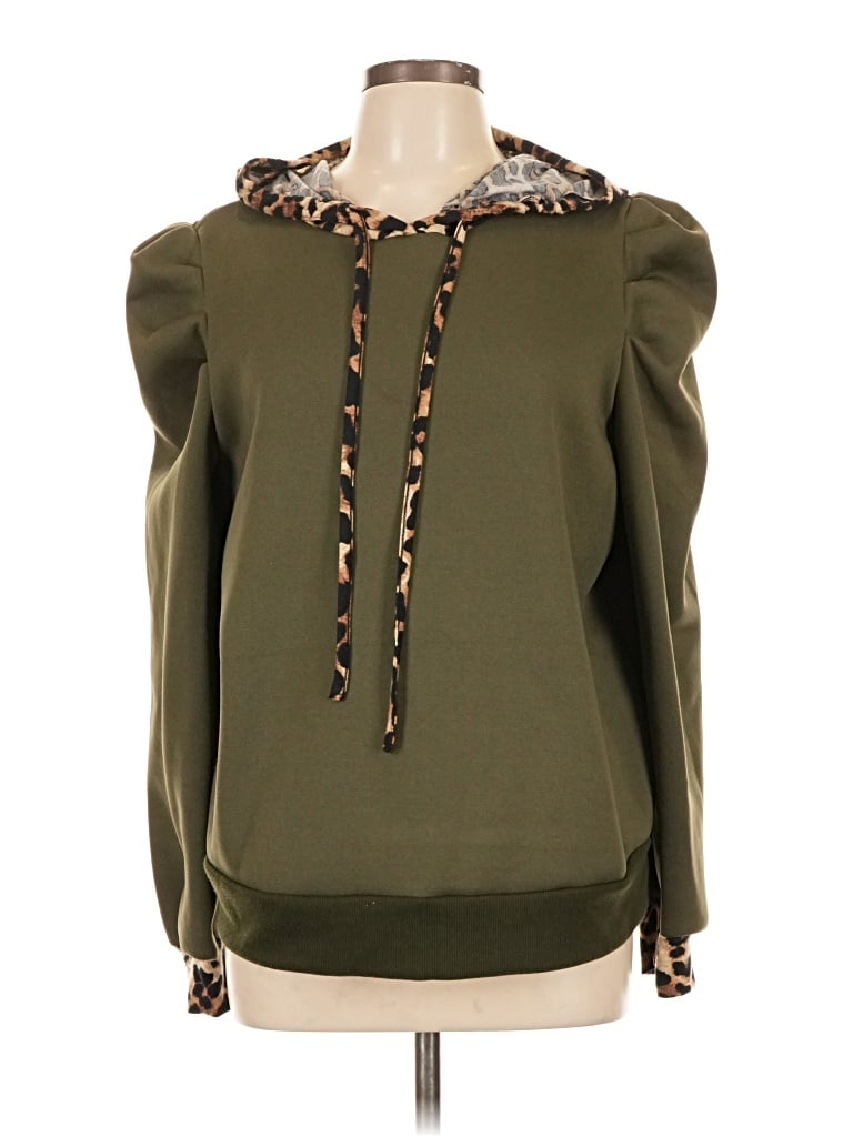 Pre-owned Shein Sweatshirt In Green
