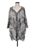 Diane von Furstenberg Silver Kimono Size 0 - photo 1