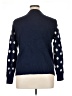 Faded Glory 100% Acrylic Polka Dots Blue Pullover Sweater Size 16 - photo 2