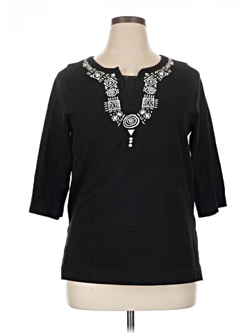Onque Casuals 3/4 Sleeve Top (view 1)
