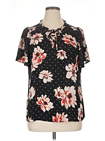 Maurices Short Sleeve Blouse (view 1)
