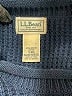 L.L.Bean 100% Cotton Houndstooth Black Pullover Sweater Size S - photo 7