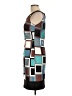 Connected Apparel Graphic Brown Cocktail Dress Size 10 - photo 5