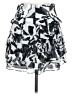 Express Design Studio Graphic Silver Casual Skirt Size 00 - photo 2