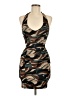Windsor Camo Brown Cocktail Dress Size M - photo 1