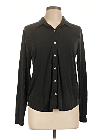 Green Envelope Long Sleeve Button-Down Shirt (view 1)