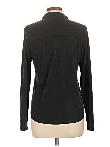 Green Envelope Long Sleeve Button-Down Shirt (view 2)