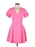 Milly Solid Pink Cocktail Dress Size 16 - photo 1