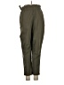Zara Basic 100% Polyester Solid Green Casual Pants Size XS - photo 2