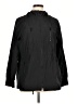 Eileen Fisher Solid Black Raincoat Size L - photo 1