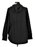 Eileen Fisher Solid Black Raincoat Size L - photo 2